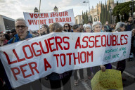  Barcelona Erupts In Mass Protest As Thousands Demand Action On Housing Crisis
