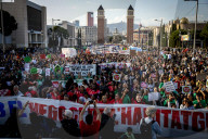  Barcelona Erupts In Mass Protest As Thousands Demand Action On Housing Crisis