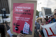  Barcelona Erupts In Mass Protest As Thousands Demand Action On Housing Crisis