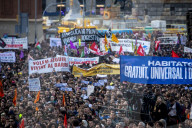  Barcelona Erupts In Mass Protest As Thousands Demand Action On Housing Crisis