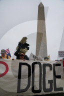 Thousands Gather To Protest Donald Trump In Washington D.C.