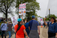 Thousands Gather To Protest Donald Trump In Washington D.C.