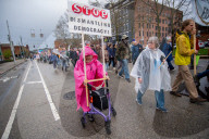 National 'Hands Off!' Protest In Cincinnati, Ohio