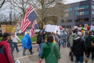 National 'Hands Off!' Protest In Cincinnati, Ohio