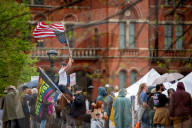 National 'Hands Off!' Protest In Cincinnati, Ohio