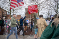 National 'Hands Off!' Protest In Cincinnati, Ohio