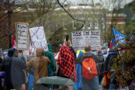 National 'Hands Off!' Protest In Cincinnati, Ohio
