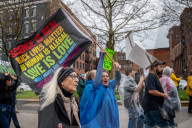 National 'Hands Off!' Protest In Cincinnati, Ohio