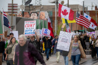 National 'Hands Off!' Protest In Cincinnati, Ohio