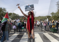 March On Washington: Pro-Palestine Protest Take Place In DC