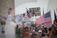 More than 100,000 attend anti-Trump protest in Washington, DC