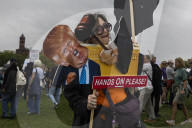 Anti-Trump Protest In Washington DC