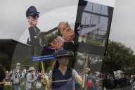 Anti-Trump Protest In Washington DC
