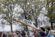 Anti-Trump Protest In Washington DC