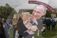 Anti-Trump Protest In Washington DC