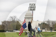 Anti-Trump Protest In Washington DC
