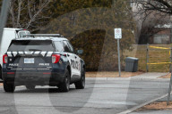 Police Operation With Crime Scene Tape On Bentbrook Crescent In Barrhaven West-Old Barrhaven Ottawa Canada