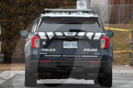 Police Operation With Crime Scene Tape On Bentbrook Crescent In Barrhaven West-Old Barrhaven Ottawa Canada