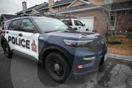Police Operation With Crime Scene Tape On Bentbrook Crescent In Barrhaven West-Old Barrhaven Ottawa Canada