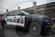 Police Operation With Crime Scene Tape On Bentbrook Crescent In Barrhaven West-Old Barrhaven Ottawa Canada