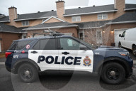 Police Operation With Crime Scene Tape On Bentbrook Crescent In Barrhaven West-Old Barrhaven Ottawa Canada