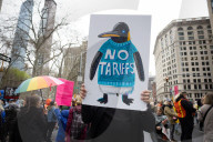 Hundreds Of Thousands Protest Trump And Musk At "Hands Off" Mass Mobilization