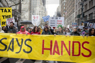 Hundreds Of Thousands Protest Trump And Musk At "Hands Off" Mass Mobilization
