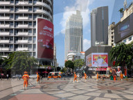 Sanitation Workers Sweep Streets In Ho Chi Minh City