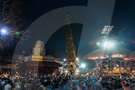 White Machindranath Chariot Festival In Kathmandu, Nepal