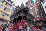 White Machindranath Chariot Festival In Kathmandu, Nepal
