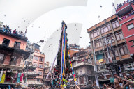 White Machindranath Chariot Festival In Kathmandu, Nepal