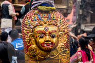 White Machindranath Chariot Festival In Kathmandu, Nepal