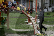 A Playground In Kryvyi Rih, Where Nine Children Were Killed 