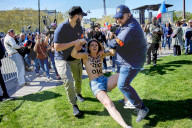 Femen Protest In Paris, France