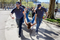 Femen Protest In Paris, France