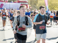 London Landmarks Half Marathon a central London charity fundraiser run that goes through both the City of London and City of Westminster, UK.