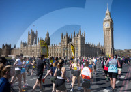London Landmarks Half Marathon a central London charity fundraiser run that goes through both the City of London and City of Westminster, UK.