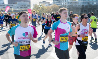 London Landmarks Half Marathon a central London charity fundraiser run that goes through both the City of London and City of Westminster, UK.