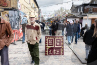 Anniversary Of The Closure Of Pusher Street In Christiania, Copenhagen, Denmark.