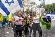Demonstration Against Former Brazilian President Jair Bolsonaro's Judicial Process In Sao Paolo