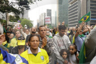 Demonstration Against Former Brazilian President Jair Bolsonaro's Judicial Process In Sao Paolo