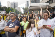 Demonstration Against Former Brazilian President Jair Bolsonaro's Judicial Process In Sao Paolo