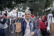 Demonstrators Take Part In The Walk Of Silence March, In Memory Of Victims Of 1964-1985 Brazil's Military Dictatorship In Sao Paulo