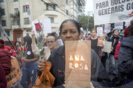 Demonstrators Take Part In The Walk Of Silence March, In Memory Of Victims Of 1964-1985 Brazil's Military Dictatorship In Sao Paulo