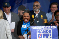 Tens Of Thousands Gather In DC For The 'Hands Off' Rally Against Trump