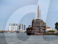 Saigon River In Ho Chi Minh City