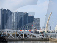 Saigon River In Ho Chi Minh City