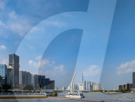 Saigon River In Ho Chi Minh City