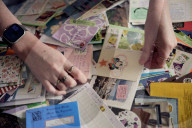 'It's like journaling but better' ... Anna Ryan-Punch is part of a community of 'swappers'.