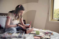 'It's like journaling but better' ... Anna Ryan-Punch is part of a community of 'swappers'.